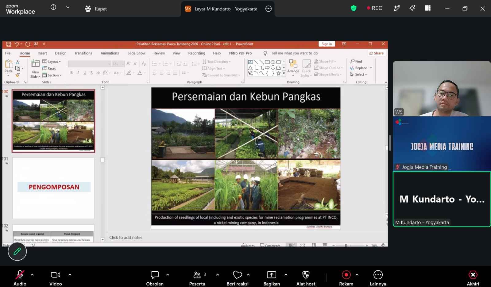 training-reklamasi-tambang